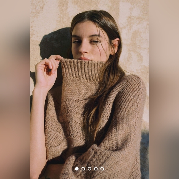 ANTHROPOLOGIE | Rosamund Cable Knit Poncho Sweater - Picture 4 of 9